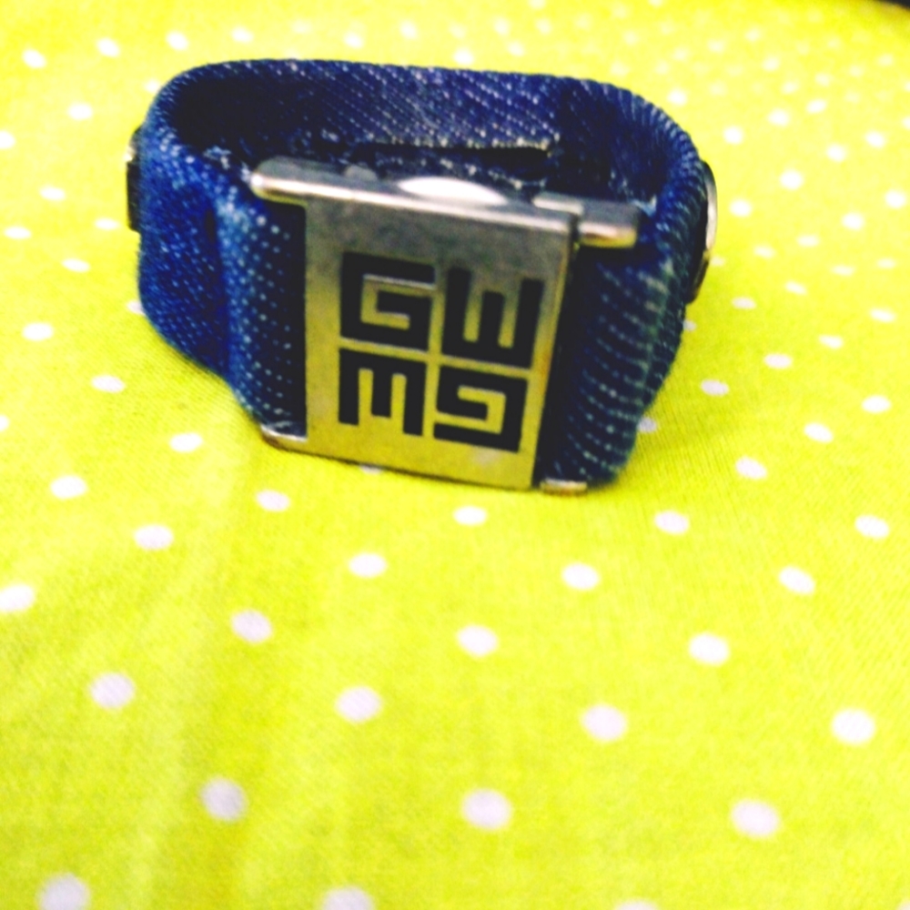 Denim bracelet